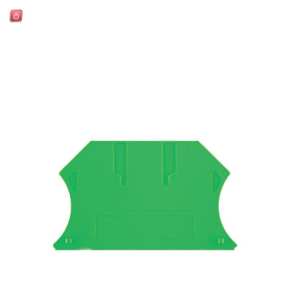 WEIDMÜLLER / 1072200000 / WAP 2.5-10 GN / Abschlussplatte (Klemmen), grün, Höhe: 56 mm, Breite: 1.5 mm, V-0, / EAN 4008190455491