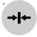 EATON / 218312 / Tastenlinse, flach weiá, Symbol...