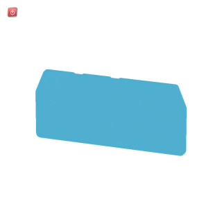 WEIDMÜLLER / 1776070000 / ZAP/TW ZDU1.5/3AN BL / Trennwand (Klemmen), blau, Höhe: 63.5 mm, Breite: 2 mm, V-0, Wemid / EAN 4032248188154
