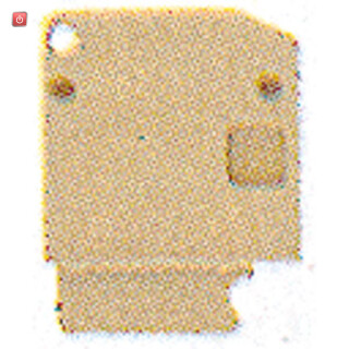 WEIDMÜLLER / 1784220000 / TEAP DLD2.5 DB / Trennwand (Klemmen), dunkelbeige, Höhe: 28.77 mm, Breite: 1.2 mm, V-0, / EAN 4032248189885
