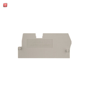 WEIDMÜLLER / 1816030000 / ZAP/TW ZT2.5/2AN / Trennwand (Klemmen), dunkelbeige, Höhe: 58 mm, Breite: 2.5 mm, V-0, / EAN 4032248370603