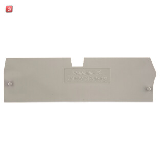 WEIDMÜLLER / 1816070000 / ZAP/TW ZT2.5/4AN/2 / Trennwand (Klemmen), dunkelbeige, Höhe: 92.95 mm, Breite: 2.5 mm, V-0, / EAN 4032248370641