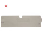 WEIDMÜLLER / 1816070000 / ZAP/TW ZT2.5/4AN/2 / Trennwand (Klemmen), dunkelbeige, Höhe: 92.95 mm, Breite: 2.5 mm, V-0, / EAN 4032248370641