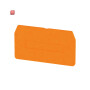 WEIDMÜLLER / 7904120000 / ZAP/TW 4/3AN OR / Trennwand (Klemmen), orange, Höhe: 83.8 mm, Breite: 2 mm, V-0, Wemid / EAN 4008190576004