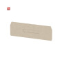 WEIDMÜLLER / 7904210000 / ZAP/TW4/4AN / Trennwand (Klemmen), dunkelbeige, Höhe: 104.35 mm, Breite: 2 mm, V-0, / EAN 4008190576035