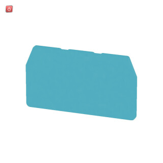 WEIDMÜLLER / 1776040000 / ZAP/TW ZDU1.5/2AN BL / Trennwand (Klemmen), blau, Höhe: 51.5 mm, Breite: 2 mm, V-0, Wemid / EAN 4032248188123