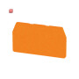 WEIDMÜLLER / 1776050000 / ZAP/TW ZDU1.5/2AN OR / Trennwand (Klemmen), orange, Höhe: 51.5 mm, Breite: 2 mm, V-0, Wemid / EAN 4032248188130