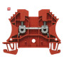 WEIDMÜLLER / 1020040000 / WDU 2.5 RT / Durchgangs-Reihenklemme, Schraubanschluss, rot, 2.5 mm², 24 A, 800 V, / EAN 4008190143015