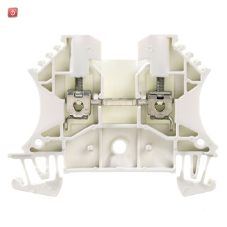WEIDMÜLLER / 1036800000 / WDU 2.5 WS / Durchgangs-Reihenklemme, Schraubanschluss, weiß, 2.5 mm², 24 A, 800 V, / EAN 4008190297756