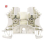 WEIDMÜLLER / 1036800000 / WDU 2.5 WS / Durchgangs-Reihenklemme, Schraubanschluss, weiß, 2.5 mm², 24 A, 800 V, / EAN 4008190297756