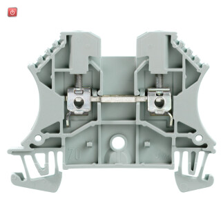 WEIDMÜLLER / 1037720000 / WDU 2.5 GR / Durchgangs-Reihenklemme, Schraubanschluss, grau, 2.5 mm², 24 A, 800 V, / EAN 4008190455149