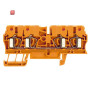 WEIDMÜLLER / 1636800000 / ZDU 2.5/4AN OR / Durchgangs-Reihenklemme, Zugfederanschluss, orange, 2.5 mm², 24 A, 800 / EAN 4008190273637