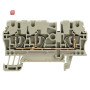WEIDMÜLLER / 1683390000 / ZDU 2.5/3AN GR / Durchgangs-Reihenklemme, Zugfederanschluss, grau, 2.5 mm², 24 A, 800 / EAN 4008190478087