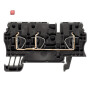 WEIDMÜLLER / 1683410000 / ZDU 2.5/3AN SW / Durchgangs-Reihenklemme, Zugfederanschluss, schwarz, 2.5 mm², 24 A, / EAN 4008190478124