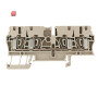 WEIDMÜLLER / 1683460000 / ZDU 2.5/4AN BR / Durchgangs-Reihenklemme, Zugfederanschluss, braun, 2.5 mm², 24 A, 800 / EAN 4008190478254