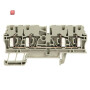 WEIDMÜLLER / 1683470000 / ZDU 2.5/4AN GR / Durchgangs-Reihenklemme, Zugfederanschluss, grau, 2.5 mm², 24 A, 800 / EAN 4008190478261