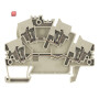 WEIDMÜLLER / 1790990000 / ZDK 2.5-2 / Mehrstock-Reihenklemme, Zugfederanschluss, dunkelbeige, 2.5 mm², 800 / EAN 4032248222940
