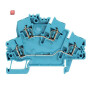 WEIDMÜLLER / 1791000000 / ZDK 2.5-2 BL / Mehrstock-Reihenklemme, Zugfederanschluss, blau, 2.5 mm², 800 V, 800 / EAN 4032248222971