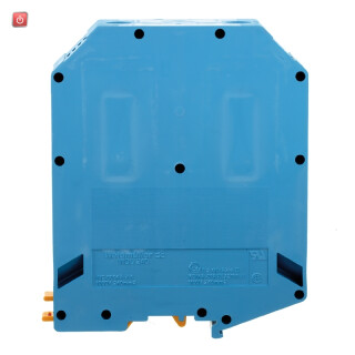 WEIDMÜLLER / 1822210000 / WDU 240 BL / Durchgangs-Reihenklemme, Schraubanschluss, blau, 240 mm², 415 A, 1000 / EAN 4032248326969