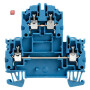 WEIDMÜLLER / 1041980000 / WDK 4N BL / Mehrstock-Reihenklemme, Schraubanschluss, blau, 4 mm², 800 V, 800 V, / EAN 4032248138784
