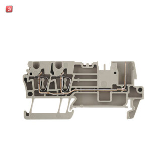 WEIDMÜLLER / 1815090000 / ZT 2.5/3AN/1 / Steckbare Klemme, Zugfederanschluss, dunkelbeige, 2.5, 2.5 mm², 24 A, / EAN 4032248370009