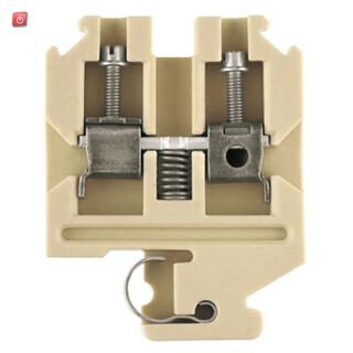 WEIDMÜLLER / 1598080000 / SAKK 4 KER/WS / Durchgangs-Reihenklemme, Schraubanschluss, weiß, 4 mm², 32 A, 800 V, / EAN 4008190020729