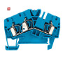 WEIDMÜLLER / 1770860000 / ZDU 4-2/3AN BL / Durchgangs-Reihenklemme, Zugfederanschluss, blau, 4 mm², 32 A, 800 V, / EAN 4032248121205