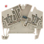 WEIDMÜLLER / 1779000000 / ZDU 2.5-2/D- / Bauelement-Reihenklemme, Zugfederanschluss, dunkelbeige, 2.5 mm², 400 / EAN 4032248184699