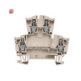 WEIDMÜLLER / 1023200000 / WDK 2.5/D / Bauelement-Reihenklemme, Schraubanschluss, dunkelbeige, 2.5 mm², 400 / EAN 4008190009380