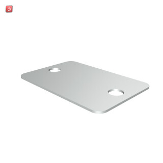 WEIDMÜLLER / 1463870000 / CC-M 27/18 2X3 AL / Gerätemarkierung, Breite: 18 mm, Eloxiertes Aluminium, silber, / EAN 4050118270037