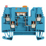 WEIDMÜLLER / 1039980000 / WTR 2.5/ZZ BL / Trenn- und Messtrenn-Reihenklemme, Schraubanschluss, blau, 2.5 mm², 16 / EAN 4008190912475