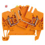 WEIDMÜLLER / 1779130000 / ZTR 2.5-2 OR / Trenn- und Messtrenn-Reihenklemme, Zugfederanschluss, orange, 2.5 mm², / EAN 4032248184682
