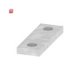 WEIDMÜLLER / 0551200000 / QL 2 SAKG28 / Querverbinder (Klemmen), geschraubt, grau, 232 A, Polzahl: 2, Raster / EAN 4008190038526