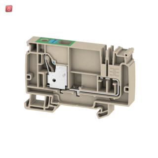 WEIDMÜLLER / 2428920000 / AAP21 10 FE / Einspeiseklemme, PUSH IN, dunkelbeige, 10 mm², 57 A, 250 V, Anzahl / EAN 4050118438284