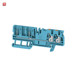 WEIDMÜLLER / 1514040000 / APGTB 2.5 FT 4C/2 BL / Steckbare Klemme, PUSH IN, blau, 2.5, 2.5 mm², 24 A, Anzahl / EAN 4050118321654