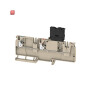 WEIDMÜLLER / 2460130000 / AAP22 4 LI-FS 60-150 / Sicherungs-Reihenklemme, PUSH IN, dunkelbeige, 4 mm², 6.3 A, 150 V, / EAN 4050118475555