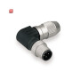WEIDMÜLLER / 1812870000 / SAISW-4-IDC M12 / Rundsteckverbinder (feldkonfektionierbar), M12, A-codiert, Stift, 90°, / EAN 4032248296422