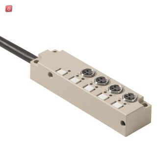 WEIDMÜLLER / 1828710000 / SAI-04L-VPFC-3A-M08L / Passiver Sensor-/Aktor-Verteiler (mit Leitung), Fixkabelversion, M8, / EAN 4032248335350