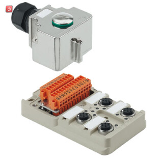 WEIDMÜLLER / 1701232000 / SAI-4-MH-5P M12 / Passiver Sensor-/Aktor-Verteiler (ohne Leitung), Haubenversion mit M20 / EAN 4032248184477
