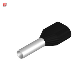 WEIDMÜLLER / 9004420000 / H1,5/16D ZH SW SV / Aderendhülse, Zwillings-Aderendhülse, 1.5 mm², Abisolierlänge: 11 mm, / EAN 4008190167455