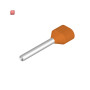 WEIDMÜLLER / 9037220000 / H0,5/18 ZH OR / Aderendhülse, Zwillings-Aderendhülse, 0.5 mm², Abisolierlänge: 15 mm, / EAN 4008190492694