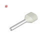 WEIDMÜLLER / 9037390000 / H0,5/16D ZH W / Aderendhülse, Zwillings-Aderendhülse, 0.5 mm², Abisolierlänge: 13 mm, / EAN 4008190492878