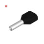 WEIDMÜLLER / 9037470000 / H1,5/16D ZH SW / Aderendhülse, Zwillings-Aderendhülse, 1.5 mm², Abisolierlänge: 11 mm, / EAN 4008190493042