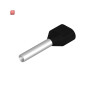 WEIDMÜLLER / 9037480000 / H1,5/20D ZH SW / Aderendhülse, Zwillings-Aderendhülse, 1.5 mm², Abisolierlänge: 15 mm, / EAN 4008190493059