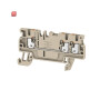 WEIDMÜLLER / 1552740000 / A3C 1.5 / Durchgangs-Reihenklemme, PUSH IN, dunkelbeige, 1.5 mm², 17.5 A, 500 V, / EAN 4050118359626