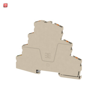 WEIDMÜLLER / 2434370000 / AMC 2.5 800V / Mehrstock-Motoranschlussklemme, PUSH IN, dunkelbeige, 2.5 mm², 22 A, / EAN 4050118444438