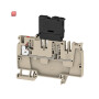 WEIDMÜLLER / 2460200000 / AAP21 4 FS 30-70V / Durchgangs-Reihenklemme, PUSH IN, dunkelbeige, 4 mm², 6.3 A, 70 V, / EAN 4050118475609