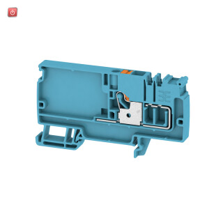 WEIDMÜLLER / 2522720000 / AAP11 6 LO BL/OR / Einspeiseklemme, PUSH IN, blau, 6 mm², 41 A, 500 V, Anzahl Anschlüsse: / EAN 4050118553031