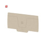 WEIDMÜLLER / 2429020000 / AEP AP21 / Abschlussplatte (Klemmen), dunkelbeige, Höhe: 80.65 mm, Breite: 2.35 / EAN 4050118438413
