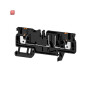 WEIDMÜLLER / 2466530000 / AFS 2.5 CF 2C BK / Sicherungs-Reihenklemme, PUSH IN, schwarz, 2.5 mm², 10 A, 400 V, / EAN 4050118480825